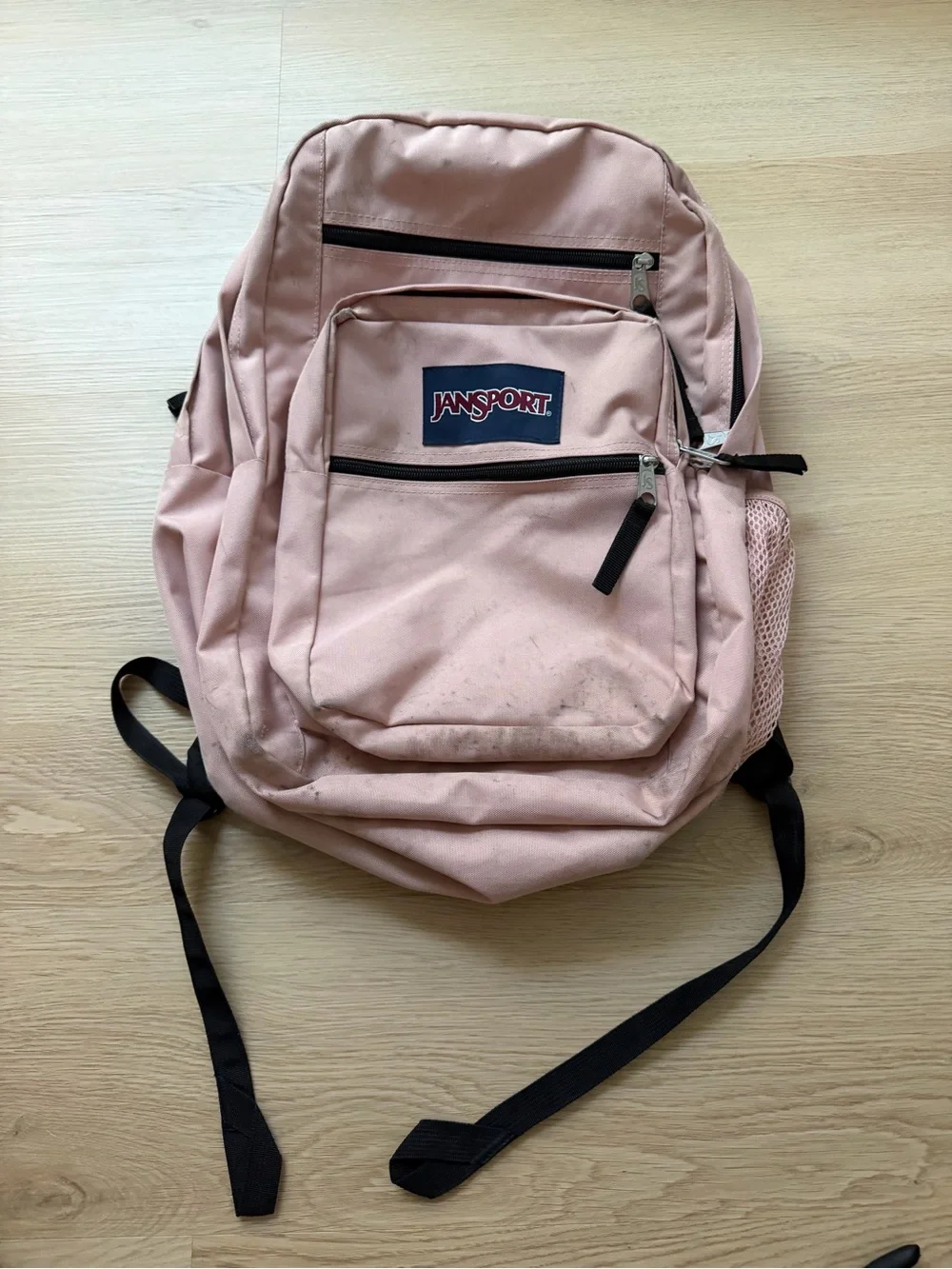 JanSport Big Student Backpack dusty pink Misty Rose